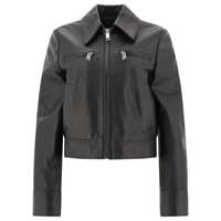 Geci Sportmax "Bolsena" Leather Jacket Femei