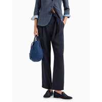 Pantaloni casual Emporio Armani Dama - Pantaloni casual Emporio Armani Emporio Armani Trousers BLUE Femei (BM 14998180) - B-mall.ro