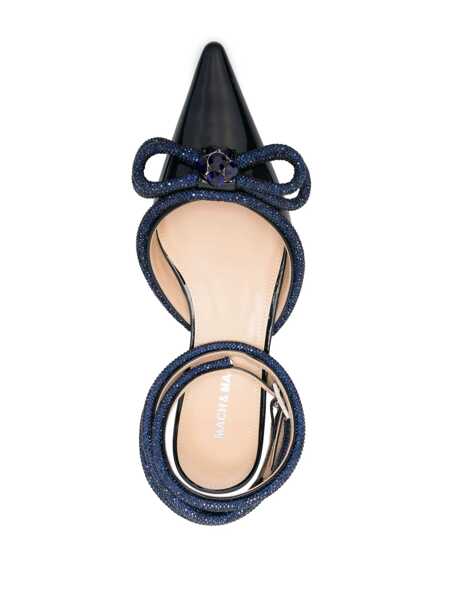 Balerini MACH & MACH Mach & Mach Double Bow Ballet Flats BLUE Femei (BM 15000907) 4