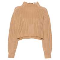 Pulovere Max Mara Crew Neck Sweater In Cashmere Wool Femei