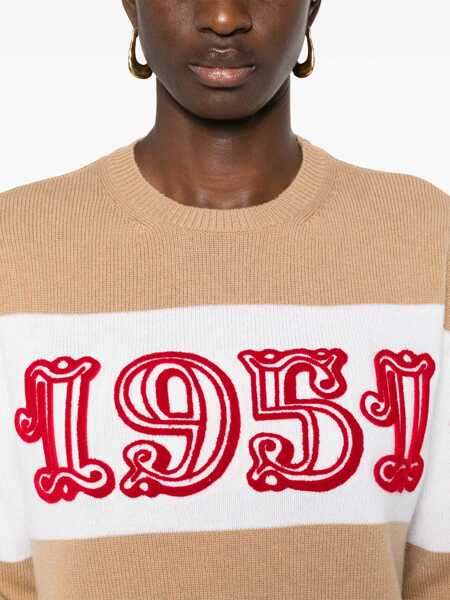 Pulovere Max Mara Max Mara Wool And Cashmere Blend Jumper Brown Femei (BM 15012898) 5