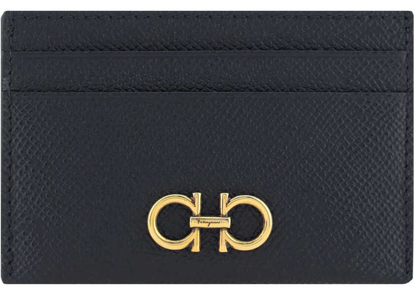 Portofele Ferragamo Card Holder BLACK Femei (BM 15019501) 1