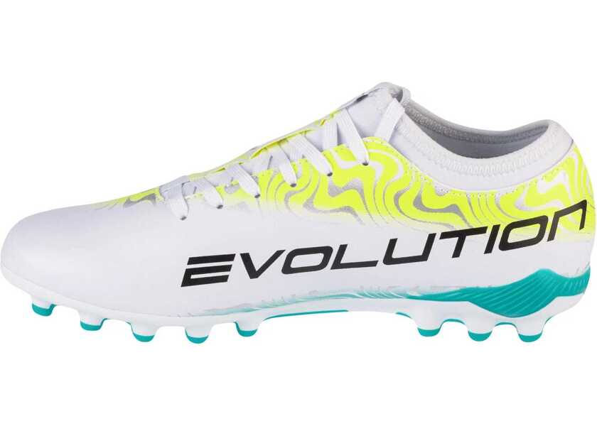 Ghete fotbal Joma Evolution 2402 AG White Barbati (BM 15019909) 2