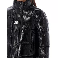 Geci de iarna Dama pagina 3 - Geci de iarna COURRGES Courrges Vinyl Down Jacket Black Femei (BM 15021076) - B-mall.ro