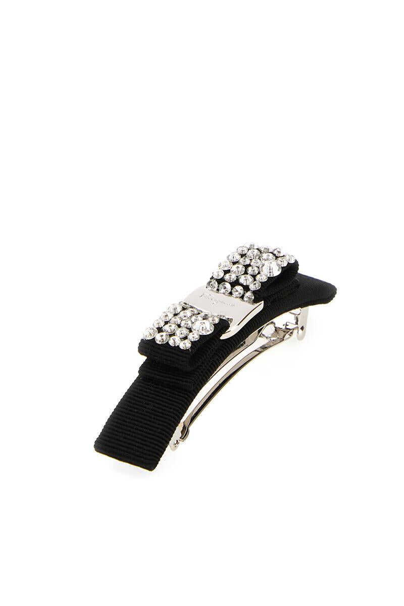 Palarii Salvatore Ferragamo Salvatore Ferragamo Hats And Headbands NEROCRYSTAL Femei (BM 15021667) 2