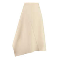 Fuste Bottega Veneta Cotton Midi Skirt Femei