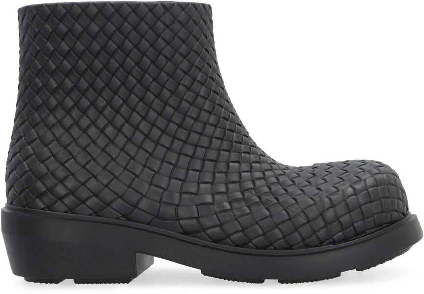 Bocanci Bottega Veneta Bottega Veneta Fireman Ankle Boots Black Barbati (BM 15023146) 2