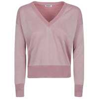 Pulovere Base Cotton Blend V-Neck Sweater Femei