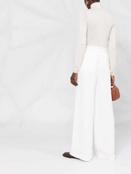 Pulovere Brunello Cucinelli Brunello Cucinelli Sparkling Turtleneck Sweater WHITE Femei (BM 15026824) 4