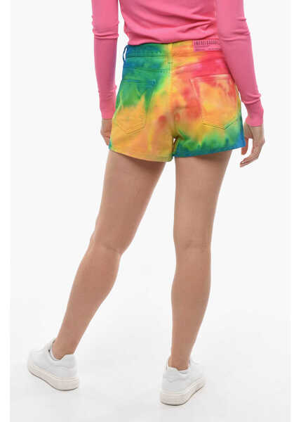 Pantaloni scurti IRENEISGOOD Rainbow Effect Denim Shorts Multicolor Femei (BM 15029146) 2