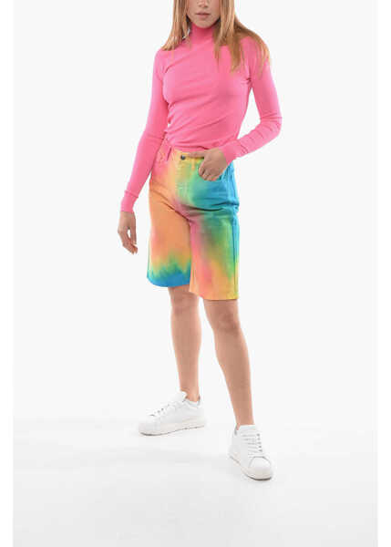 Pantaloni scurti IRENEISGOOD Rainbow Effect Shorts Multicolor Femei (BM 15029149) 4