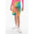 IRENEISGOOD Rainbow Effect Shorts Multicolor