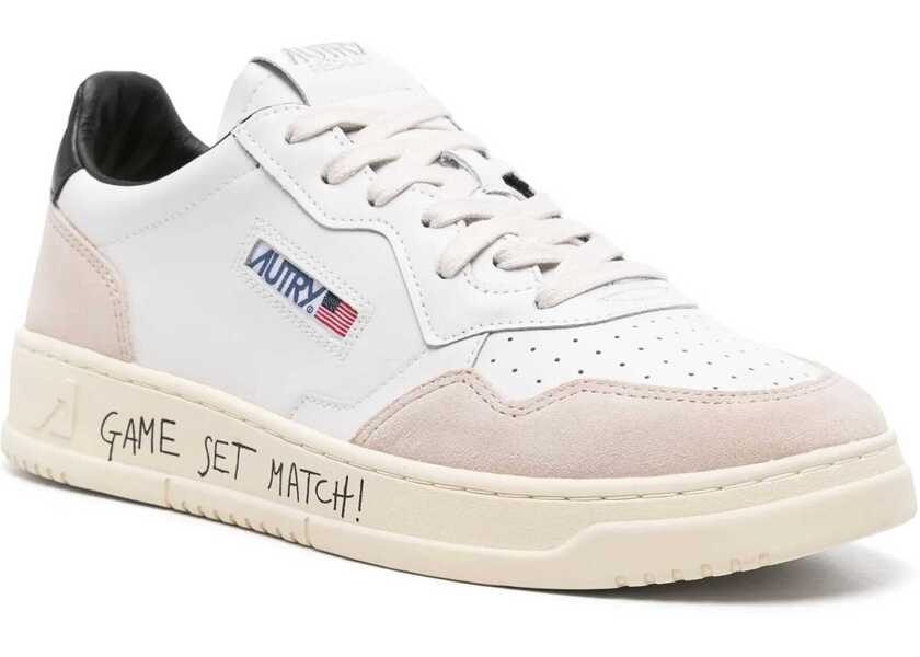 Sneakers AUTRY Medalist Low Sneakers MATCH/SUEDE WHITE/BLACK Barbati (BM 15029617) 2