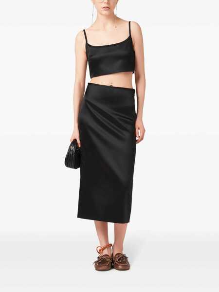 Fuste Miu Miu Miu Miu Skirts Black Femei (BM 15036796) 2