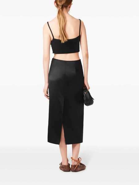 Fuste Miu Miu Miu Miu Skirts Black Femei (BM 15036796) 3