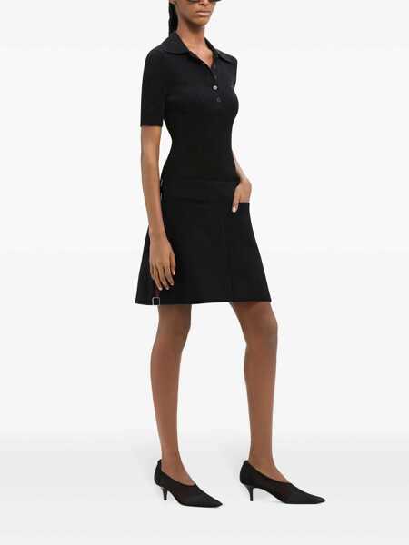 Fuste COURRGES Courrges Multi Sangle Wool Mini Skirt Black Femei (BM 15041599) 3