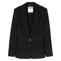 Sacouri Moschino Single-Breasted Crepe Blazer Femei