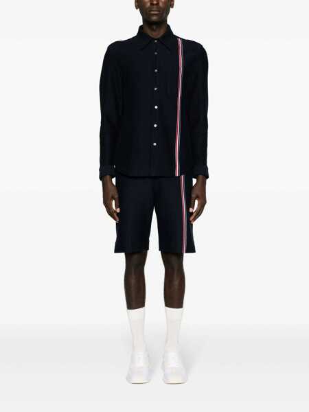 Geci Thom Browne Thom Browne Jackets BLUE Barbati (BM 15046576) 2