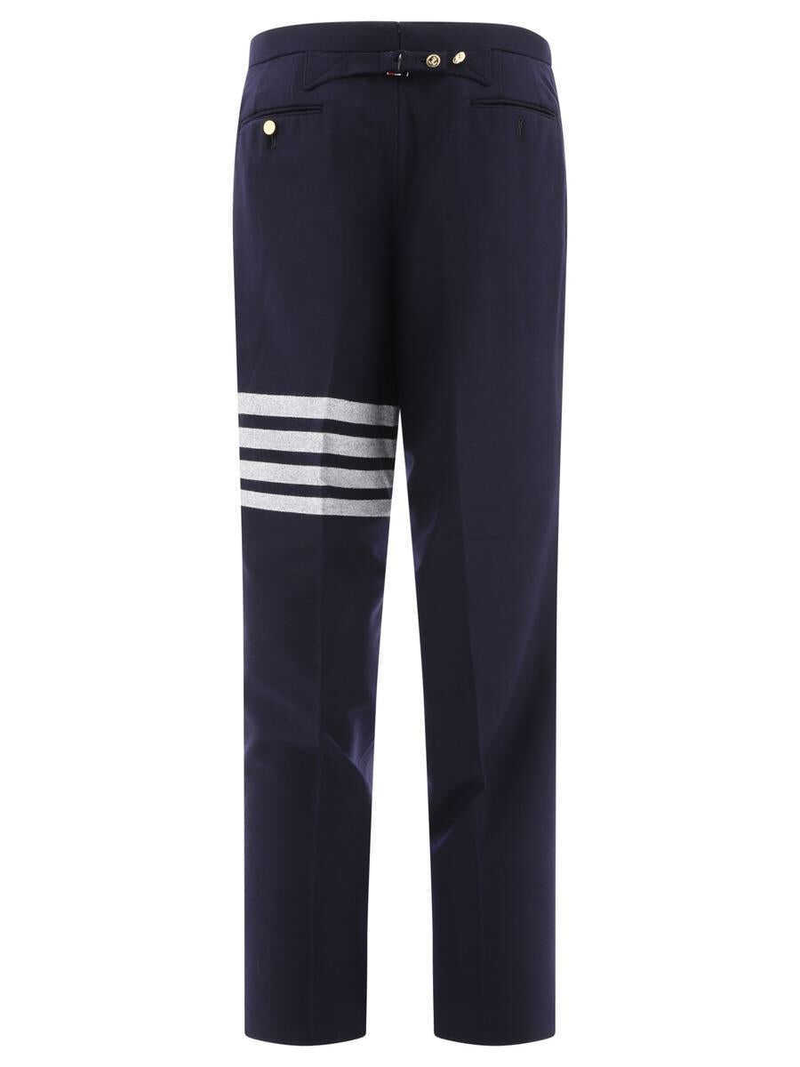 Pantaloni Thom Browne Thom Browne 4 Bar Pants BLUE Barbati (BM 15046807) 2