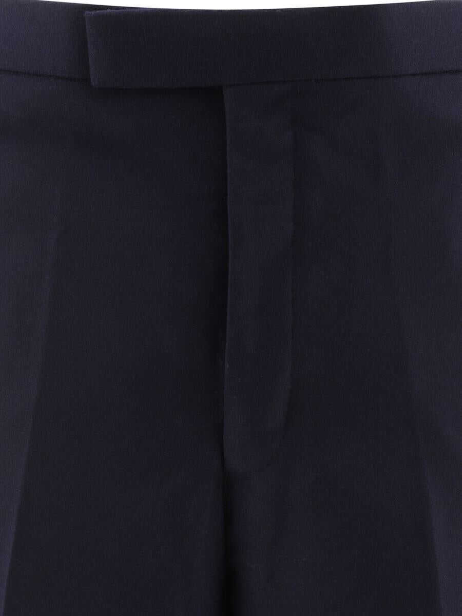 Pantaloni Thom Browne Thom Browne 4 Bar Pants BLUE Barbati (BM 15046807) 3