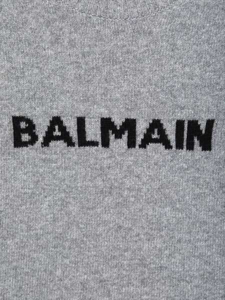 Pulovere casual Balmain JUMPER Gray Fete (BM 15047272) 3