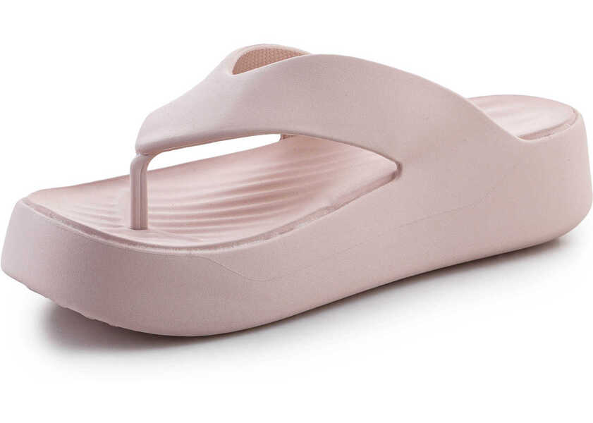 Slapi Crocs GETAWAY PLATFORM FLIP Pink Femei (BM 15050053) 4