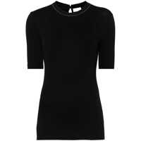Tricouri Brunello Cucinelli Monile Ribbed T-Shirt Femei