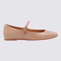Balerini Tod'S Pink Leather Flats Femei
