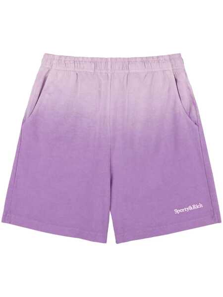 Pantaloni scurti SPORTY & RICH SPORTY&RICH shorts SH021S413SD DIP DYE PURPLE Dip Dye Purple Barbati (BM 15058807) 1