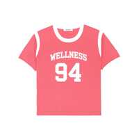 Tricouri SPORTY&RICH t-shirt TO048S402WC COTTON CANDY Femei