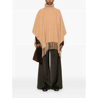 Imbracaminte Dama pagina 656 - Pulovere Fabiana Filippi Fabiana Filippi Turtleneck Poncho BROWN Femei (BM 15063052) - B-mall.ro