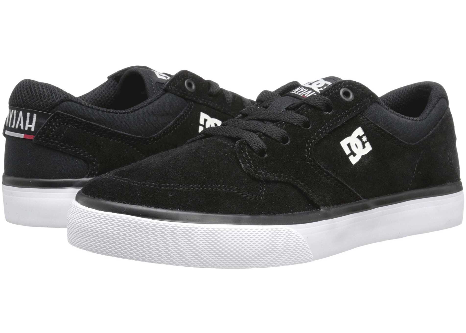 Tenis DC Kids Nyjah Vulc (Big Kid) Black/White