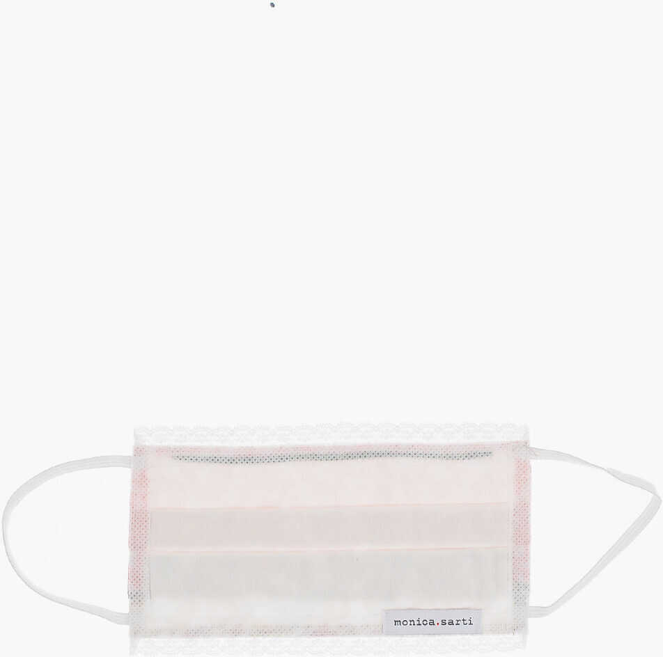 Caciuli Faliero sarti Floral-Motif Laced Juliana Face Mask Pink Femei (BM 15081712) 3