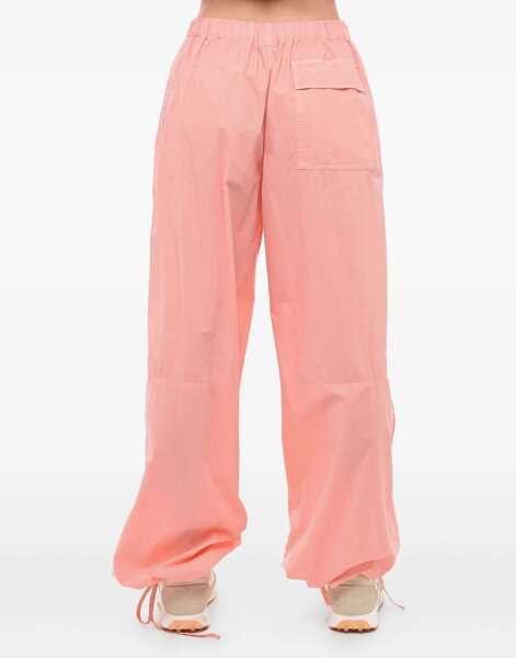 Pantaloni casual Aspesi Cotton Pants With Ankle Strings Pink Femei (BM 15081817) 3