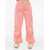 Aspesi Cotton Pants With Ankle Strings Pink