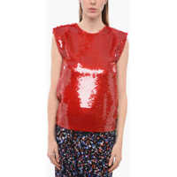 Bluze Sleeveless Sequined Top Femei