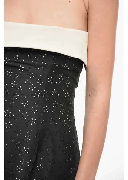 Rochii lungi Philosophy Die-Cut Radzmir Bustier Bandeau Dress Black Femei (BM 15081880) 3