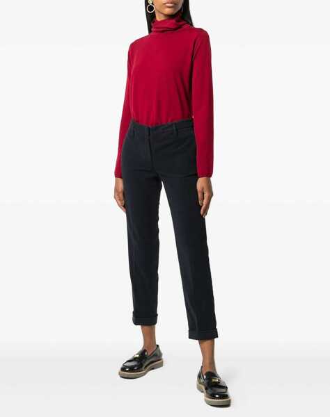 Pantaloni casual Aspesi Slim Fit Trousers BLUE Femei (BM 15082036) 2