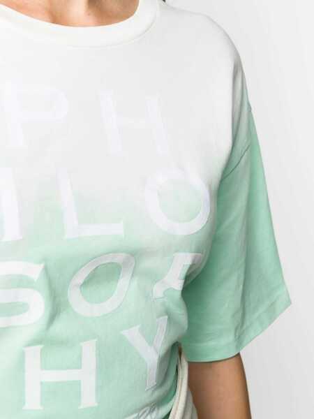 Tricouri Philosophy Crew Neck T-Shirt GREEN Femei (BM 15082039) 5