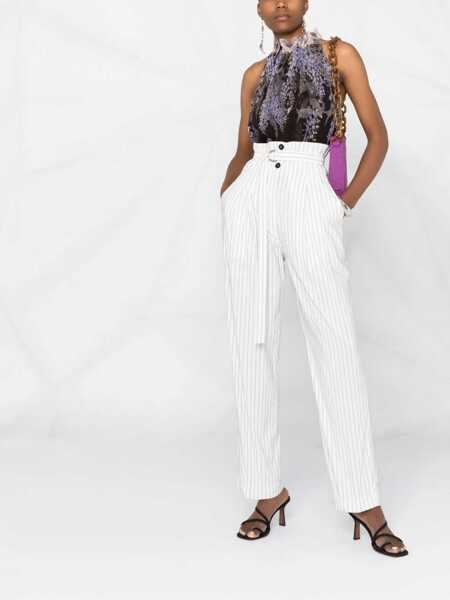 Pantaloni casual Philosophy Taffeta Trousers WHITE Femei (BM 15082048) 2