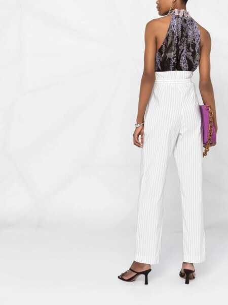 Pantaloni casual Philosophy Taffeta Trousers WHITE Femei (BM 15082048) 4