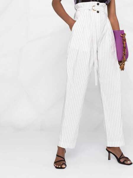 Pantaloni casual Philosophy Taffeta Trousers WHITE Femei (BM 15082048) 5