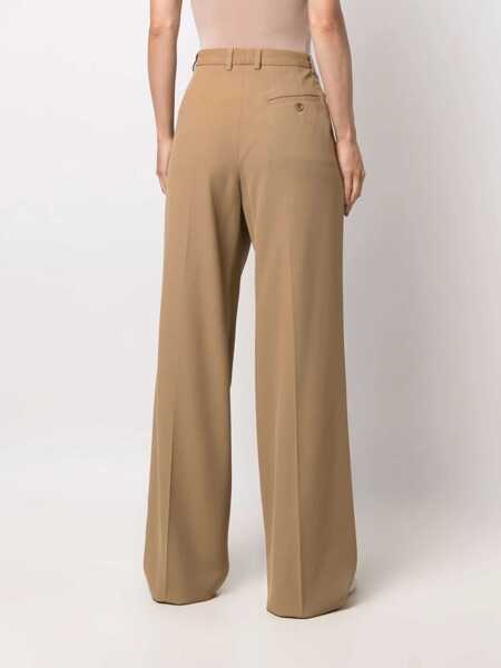 Pantaloni casual Aspesi Gabardine Trousers BEIGE Femei (BM 15082084) 4