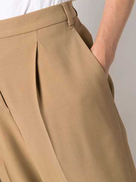 Pantaloni casual Aspesi Gabardine Trousers BEIGE Femei (BM 15082084) 5