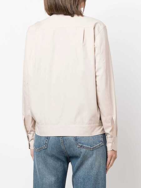 Camasi elegante Aspesi Poplin Shirt BEIGE Femei (BM 15082165) 4