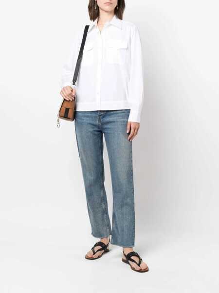 Bluze Aspesi Cotton Shirt WHITE Femei (BM 15082168) 2
