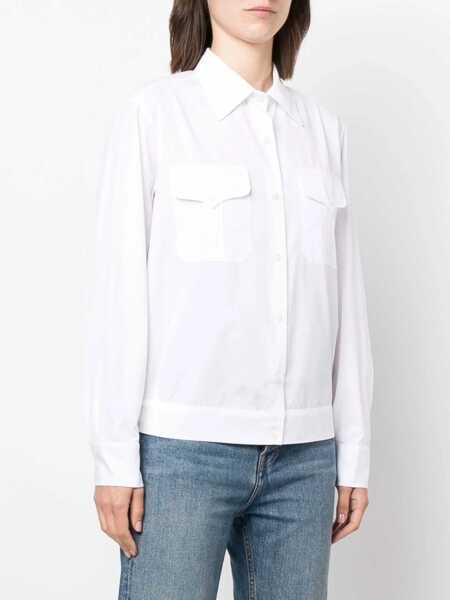 Bluze Aspesi Cotton Shirt WHITE Femei (BM 15082168) 3