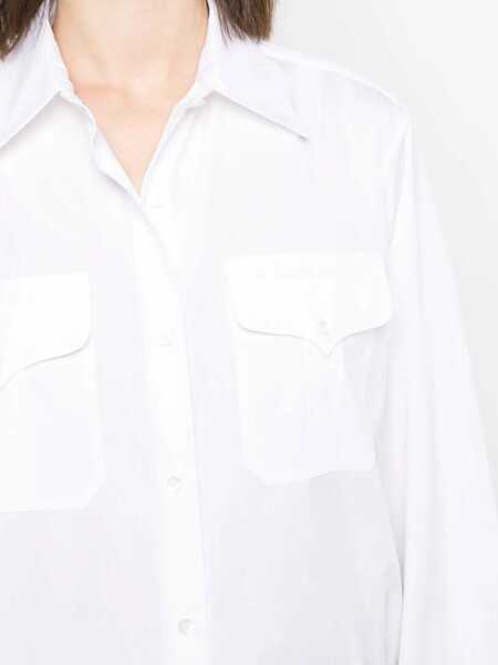 Bluze Aspesi Cotton Shirt WHITE Femei (BM 15082168) 5