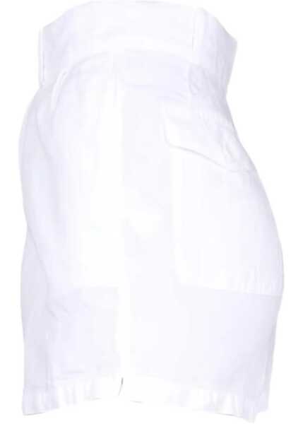 Pantaloni scurti Aspesi Wide Leg Shorts WHITE Femei (BM 15082174) 3