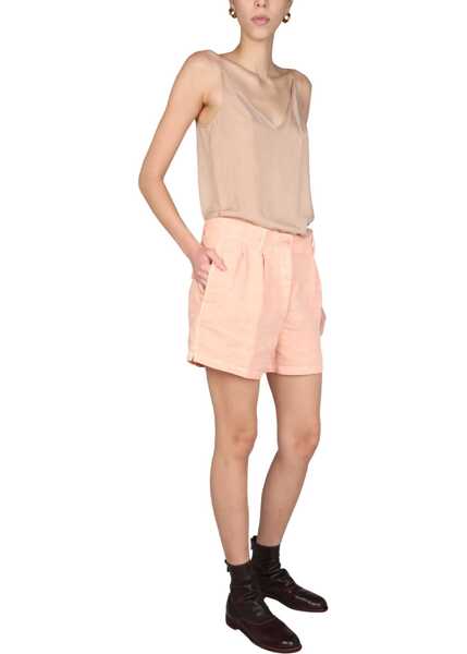 Pantaloni scurti Aspesi Wide Leg Shorts POWDER Femei (BM 15082177) 2